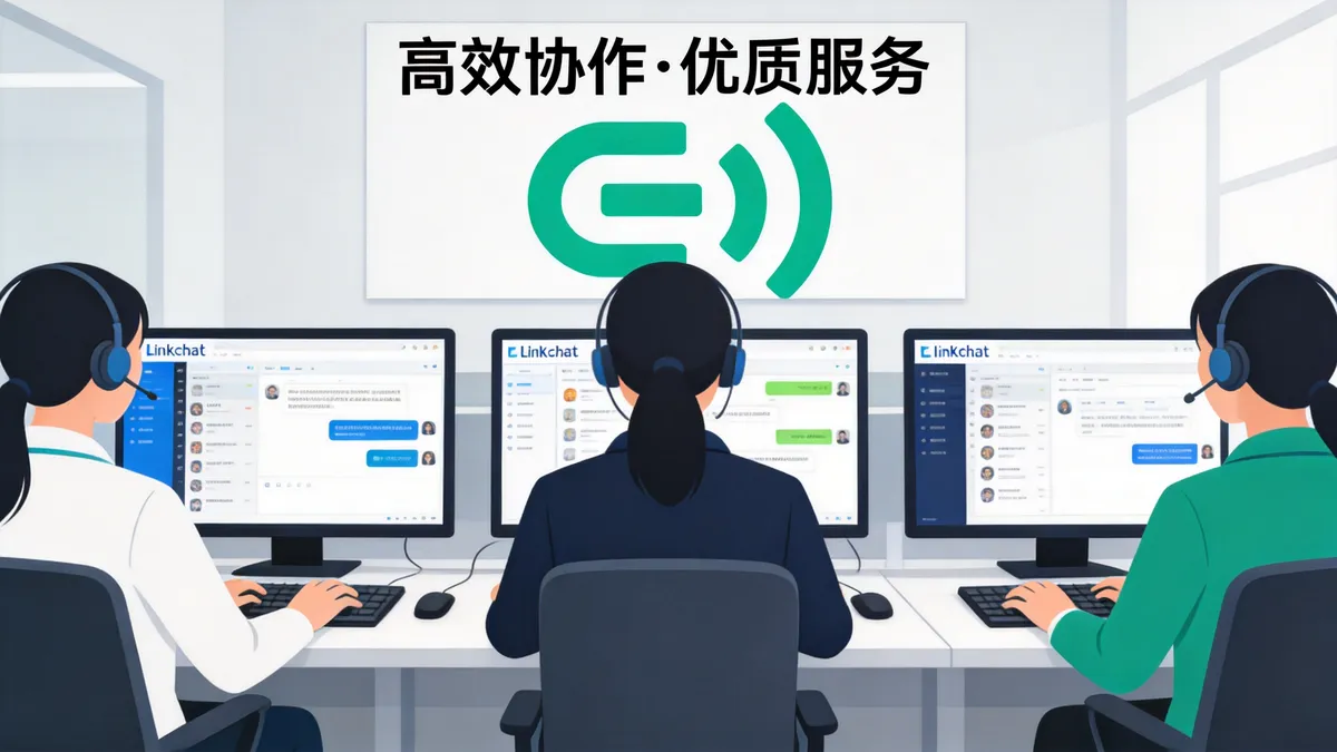 LinkChat客服团队协作场景